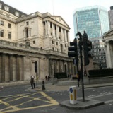 イングランド銀行博物館前の交差点